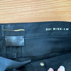 Saint Laurent - Denim - Black w/ holes at knees Size